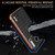 iPhone 17 Pro Max AZNS Electroplated Frame Crocodile Texture Full Coverage Phone Case - Brown