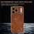 iPhone 17 Pro Max AZNS Electroplated Frame Crocodile Texture Full Coverage Phone Case - Brown