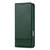 iPhone 17 Pro Max AZNS Magnetic Calf Texture Flip Leather Phone Case - Dark Green