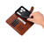 iPhone 17 Pro Max AZNS Sheepskin Texture Flip Leather Phone Case - Brown