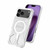 iPhone 17 Pro Max BIBERCAS Transparent Color Series MagSafe Air Bag Shockproof Phone Case - White