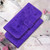 iPhone 17 Pro Max Butterfly Rose Embossed Leather Phone Case - Purple