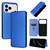 iPhone 17 Pro Max Carbon Fiber Texture Flip Leather Phone Case - Blue iPhone 17 Pro Max Carbon Fiber Texture Flip Leather Phone Case - Blue