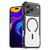 iPhone 17 Pro Max Carbon Fiber Texture MagSafe Translucent Phone Case - Black