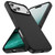 iPhone 17 Pro Max Carbon Fiber Texture Skin-feel Acrylic TPU Phone Case - Black