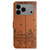 iPhone 17 Pro Max Cat Embossing Pattern Leather Phone Case with Lanyard - Brown iPhone 17 Pro Max Cat Embossing Pattern Leather Phone Case with Lanyard - Brown