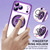 iPhone 17 Pro Max Colorful 360 Invisible Ring MagSafe Phone Case - Purple
