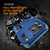 iPhone 17 Pro Max Commuter Shockproof TPU + PC Phone Case - Royal Blue+Grey Green