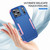 iPhone 17 Pro Max Commuter Shockproof TPU + PC Phone Case - Royal Blue+Pink