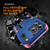 iPhone 17 Pro Max Commuter Shockproof TPU + PC Phone Case - Royal Blue+Pink