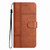 iPhone 17 Pro Max Cowhide Texture Stitching Leather Phone Case - Brown iPhone 17 Pro Max Cowhide Texture Stitching Leather Phone Case - Brown