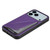 iPhone 17 Pro Max D04 Calf Texture Dual Card Slot Holder Phone Case - Purple