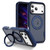 iPhone 17 Pro Max Defend Rugged Gear Holder MagSafe Phone Case - Blue + Transparent Blue