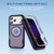iPhone 17 Pro Max Defend Rugged Gear Holder MagSafe Phone Case - Purple + Dark Purple