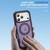 iPhone 17 Pro Max Defend Rugged Gear Holder MagSafe Phone Case - Purple + Dark Purple