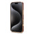 iPhone 17 Pro Max Denior Cowhide Leather Plating Phone Case - Red iPhone 17 Pro Max Denior Cowhide Leather Plating Phone Case - Red