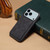 iPhone 17 Pro Max Denior D08 PU Single Card Slot Holder Phone Case - Black