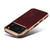 iPhone 17 Pro Max Denior Oil Wax Leather Electroplating Phone Case - Red