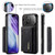 iPhone 17 Pro Max DG.MING M2 Series 3-Fold Card Bag Wallet Leather Phone Case - Black iPhone 17 Pro Max DG.MING M2 Series 3-Fold Card Bag Wallet Leather Phone Case - Black