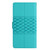 iPhone 17 Pro Max Diamond Embossed Skin Feel Leather Phone Case - Blue