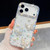 iPhone 17 Pro Max Diamond Glitter Pearl Butterfly Four-Corner Shockproof Phone Case - Transparent Stars