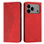 iPhone 17 Pro Max Diamond Splicing Skin Feel Magnetic Leather Phone Case - Red