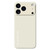iPhone 17 Pro Max Do As You Wish A1440 Fine Hole Straight Edge Silicone Phone Case - White