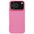 iPhone 17 Pro Max Dopamine Simple Imitation Liquid Silicone Phone Case - Rose Pink