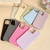 iPhone 17 Pro Max Dopamine Simple Imitation Liquid Silicone Phone Case - Sakura Powder