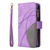 iPhone 17 Pro Max Dual-color 9 Card Slots Zipper Wallet Leather Phone Case - Purple