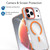 iPhone 17 Pro Max Dual-Color Clear Acrylic Hybrid TPU MagSafe Phone Case - Orange