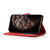 iPhone 17 Pro Max Dual-color Stitching Leather Phone Case - Brown Red