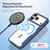 iPhone 17 Pro Max DUX DUCIS Skin X Pro Series Magsafe PC + TPU Phone Leather Case - Blue