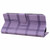 iPhone 17 Pro Max Embossed Checkered Leather Phone Case - Purple