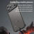iPhone 17 Pro Max Fan Dun Series TPU Hybrid PC Frosted Phone Case - Black