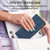 iPhone 17 Pro Max Fantasy Skin-feel Calfskin Texture Leather Phone Case - Blue