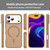 iPhone 17 Pro Max Fanying Series PC Hybrid TPU Translucent Frosted MagSafe Phone Case - Desert Gold