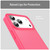 iPhone 17 Pro Max Fanying Series PC Hybrid TPU Translucent Frosted Phone Case - Rose Red