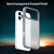 iPhone 17 Pro Max Fanying Series PC Hybrid TPU Translucent Frosted Phone Case - Silver Grey