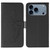 iPhone 17 Pro Max Feather Pattern Litchi Texture Leather Phone Case - Black