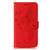 iPhone 17 Pro Max Feather Pattern Litchi Texture Leather Phone Case - Red