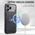 iPhone 17 Pro Max Fierre Shann Cowhide Vertical Flip Magnetic Card Holder Phone Case - Black iPhone 17 Pro Max Fierre Shann Cowhide Vertical Flip Magnetic Card Holder Phone Case - Black