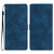 iPhone 17 Pro Max Flower Butterfly Embossing Pattern Leather Phone Case - Blue iPhone 17 Pro Max Flower Butterfly Embossing Pattern Leather Phone Case - Blue