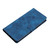 iPhone 17 Pro Max Flower Butterfly Embossing Pattern Leather Phone Case - Blue iPhone 17 Pro Max Flower Butterfly Embossing Pattern Leather Phone Case - Blue