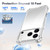 iPhone 17 Pro Max Four-corner Shockproof Acrylic +TPU Phone Case - Transparent