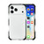 iPhone 17 Pro Max Four-corner Shockproof TPU Hybrid Acrylic Phone Case - Black + Transparent