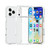 iPhone 17 Pro Max Four-corner Shockproof TPU Hybrid Acrylic Phone Case - Transparent