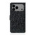 iPhone 17 Pro Max Glitter Powder Filp Leather Phone Case - Black
