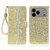 iPhone 17 Pro Max Glitter Powder Filp Leather Phone Case - Gold