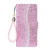 iPhone 17 Pro Max Glitter Powder Filp Leather Phone Case - Pink
